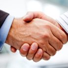 Business handshake