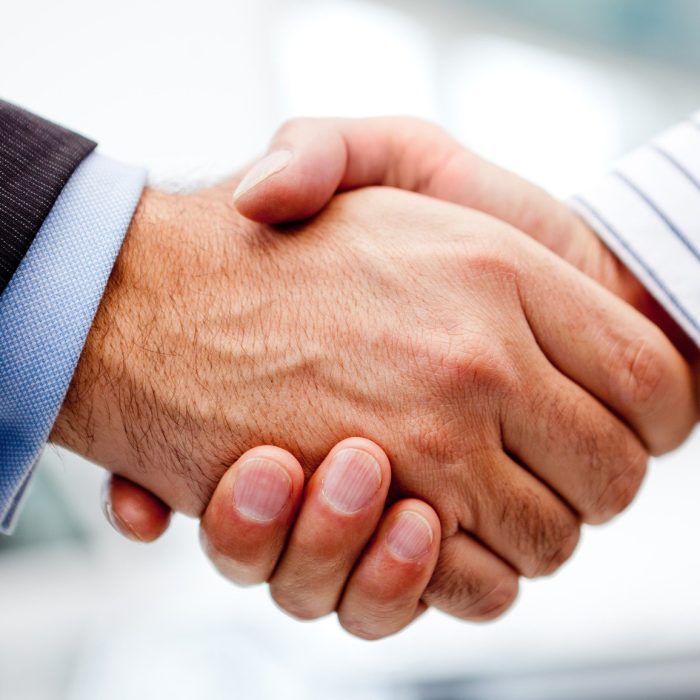 Business handshake