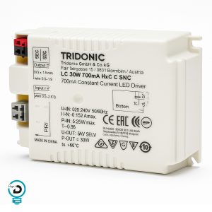درایور LED ترایدونیک Tridonic مدل LC 30W 700mA fixC C SNC مناسب پنل و چراغ روشنایی 30 وات